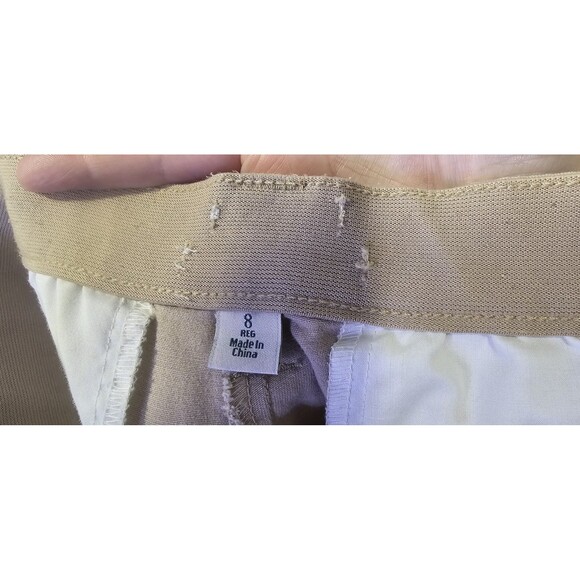 LL Bean Womens Shorts Size 8 Reg Classic Fit Khaki Tan Outdoors Hiking Stretch - Picture 5 of 11